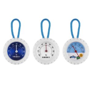 CAZSTYK Automotive Temperature Gauge Car Interior with Blue Dial Display