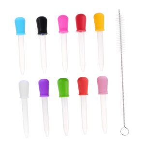 childweet 10pcs dropper medicine pacifier crafts projects liquid food training feeder milk dispenser fluid liquid pipettors essential oils pipettes child medicine dispenser