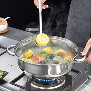 Stainless Steel Steamer Gas Induction Cooker Soup Steamboat Pot 1/2 Toer Steamer Transparent Glass Lid Kitchen Cookware