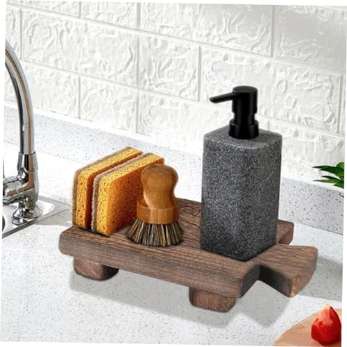 SHOWERORO Coffee Small Stool Plant Stands Small Wood Stool Simple Wood Stool Wooden