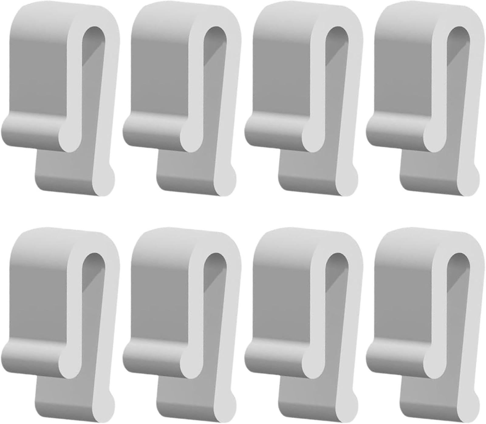 Dutch Oven Lid Protector Clips, Cookware Protector Clips Replacement Bumpers Stacking and Storage Protective Clips for Dutch Oven Pots-Pack of 8/16 (White)