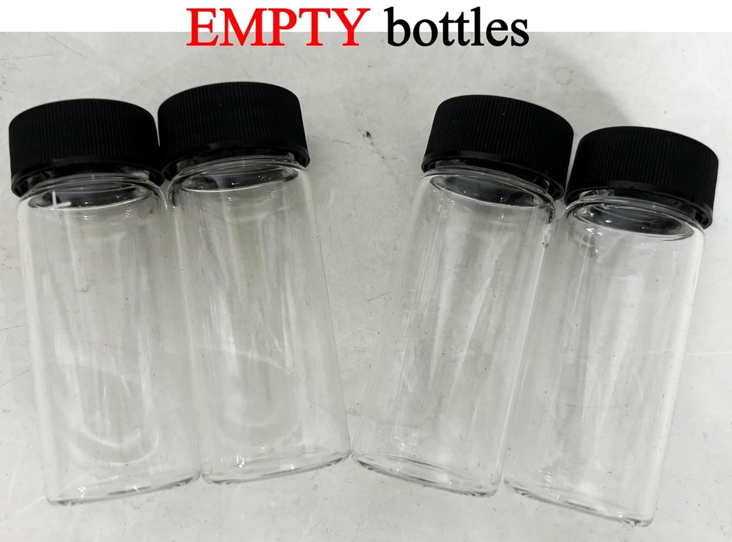 YFYIQI Sample Bottles SGZ-B Series Turbidity Meter Turbidimeter Solution Standard Bottles with 4 Empty 25 * 60mm Glass Sample Bottles