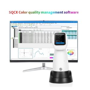 Colorimeter, Spectrophotometer, Illuminance Meter Wavelength 400-700nm Color Measeurment Handheld Spectrometer Colorimeter