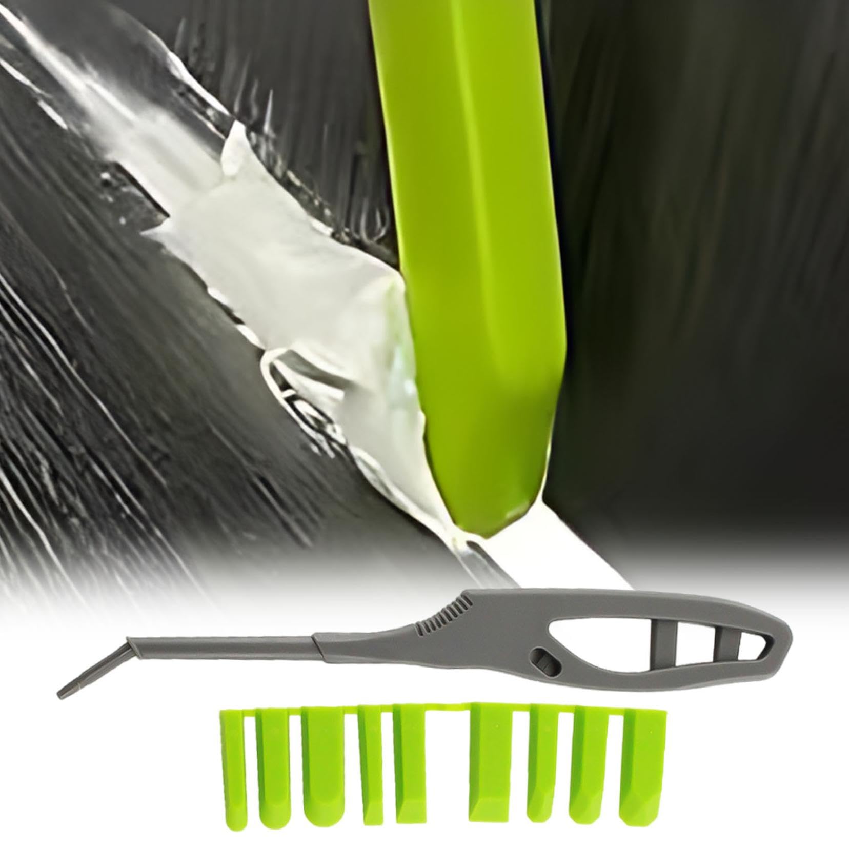 Silicone Seam Tools, 2024 New 9 in 1 Silicone Caulking Tool, Multi Angle Residual Glue Scraper, Reusable Caulking Applicator Finishing Tool, for Kitchen, Bathroom