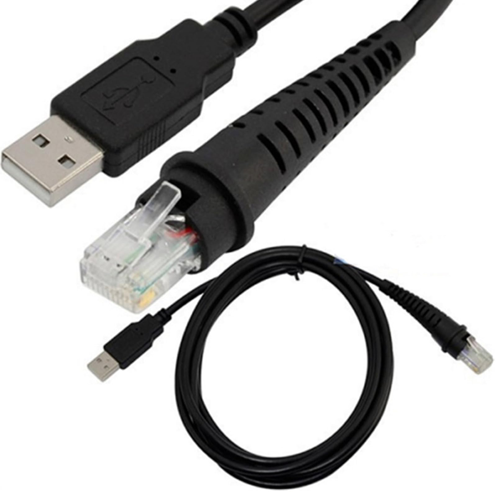 Eibhbuyey Barcode Scanner USB Cable 2M for MS5145 MS9540 MS7120 MS9590 MS1690 Models Scanners