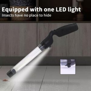 1Pack Vacuum Bug Catcher Spider and Insect Traps Catcher Bug Pest Control for Adults and Kids Insects Handheld LED Flashlight for Stink Bug,Pest Suction Trap,Beetle