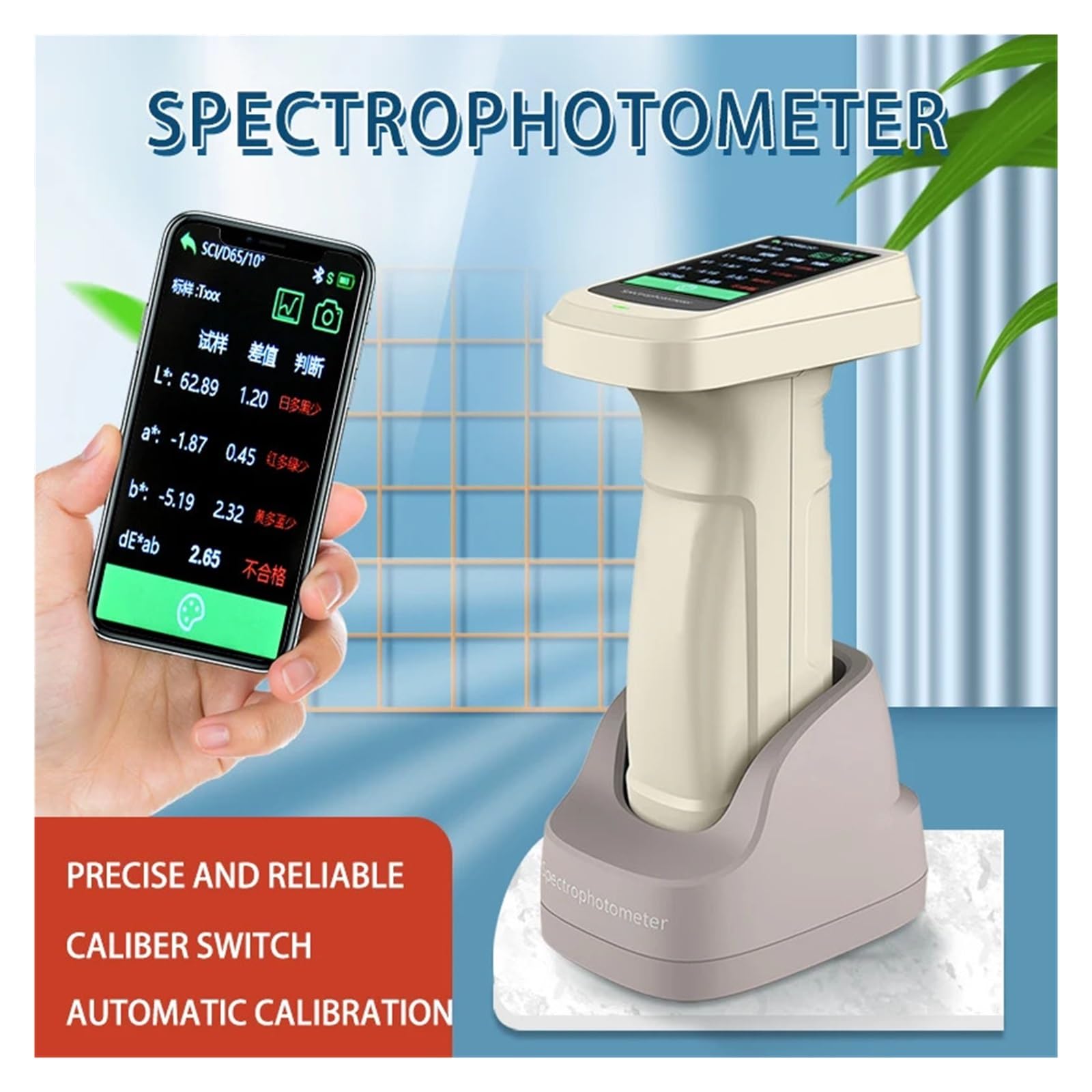 Colorimeter, Portable UV Spectrometer Analyzer, Near Infrared Color Measuring Light XRF(JDY-F2200)