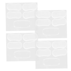 Hemobllo 4sets Toilet Seat Cushion Toilet Covers Toilet Gaskets Bidet Bumpers for Toilet Seats Toilet Seat Bumper Pads Clear Bumpers for Cabinets Furniture Bumpers Silicone 20pcs*4