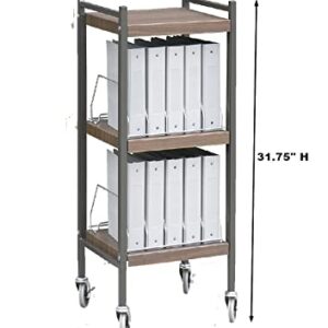 Omnimed American Made Mini Chart Rack (Woodgrain)