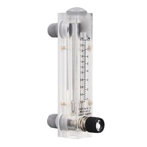 YLHHWVY Meter 0.2-2GPM Meter High Accuracy Panel Type Acrylic Liquid Flowmeter Science Lab Flowmeters