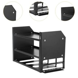 Mqetly Wall Mount Accessories Power Tool Organizer Storage Rack for Workshop Home