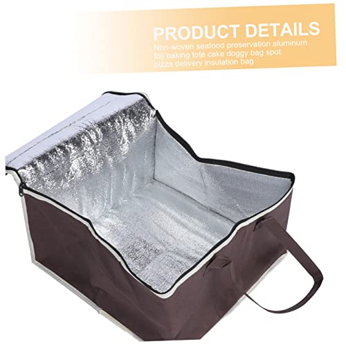 OKUMEYR 1pc Cake Packing Bag Commercial Thermal Bag Heated Takeaway Bag Insulated Bags for Food Insulated Food Bag Lunch Bag Insulated Meal Replacement Food Insulation Bag Non-Woven Fabric