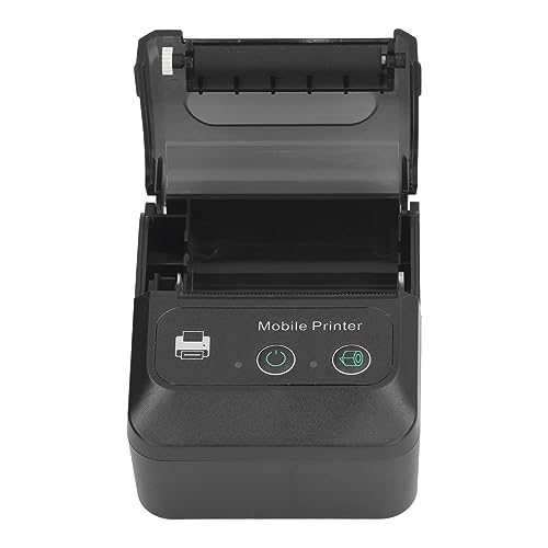 Gearwell Mobile Thermal Receipt Printer B luetooth APP Editable 58mm Thermal Printer Mobile Ticket Printer for Android W indows No Square iOS and Mac