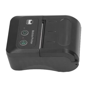 Gearwell Mobile Thermal Receipt Printer B luetooth APP Editable 58mm Thermal Printer Mobile Ticket Printer for Android W indows No Square iOS and Mac