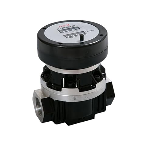 CIXIFM Diesel Fuel Oil Flow Meter OGM Oval Gear Flow Meter DN50 2" 30~300L/MIN Accuracy: 0.5% Mechanical Display Pressure: 1.0MPA Mechanical Display with Reset Function Without Filter