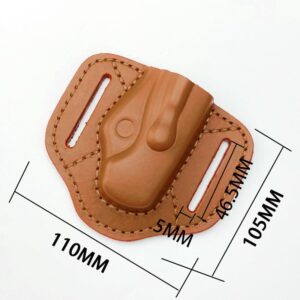 IGRIXLSD 1PC Knife Sheath, Leather Knife Protector Cover for Belt Fits for Paramilitary 2 C81(Brown)