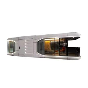 Capsule Home House, Commercial spce pod Hotel Luxury Tiny House fabricated Space Capsule Container Model D6