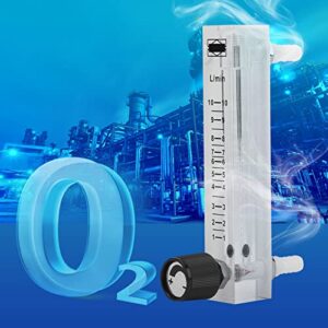 5Pcs Gas Flowmeter, Acrylic 1-10LPM with Control Valve for Coke Oven, Coal, Nitrogen, Oxygen Measurement