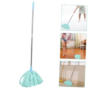 KOMBIUDA Vintage Mop Head Steam Mop Pad Practical Mop Head Reusable Mop Head Flip Mop Refill Commercial Mop Washable Mop Pad Floor Cleaner Mop Cotton Floor Cleaning Mop Head Cloth Green