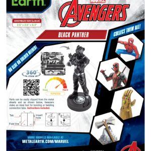 Metal Earth Marvel Black Panther 3D Metal Model Kit Fascinations