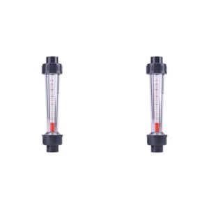 2pcs plastic tube flowmeter, water meter, made of plastic, good , operates at 0-60°c, fit for dn15 tube, clear scale line