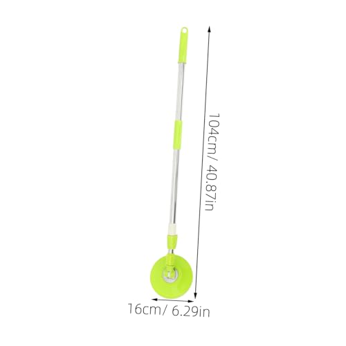 Beavorty Rotating Mop Rod Mop Poles Mop Stick Pole Replacement Mops Stick Pole Commercial Cleaning Mop Handle Telescopic Mop Handle Stick Mop Head Replacement Pole Mop Handles Green Plastic