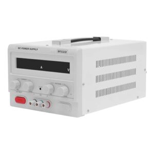 pattosaey ac110v dc power supply regulated variable ac110v 0-30v 0-20a variable power supply continuously adjustable regulated dc bench power with temp control