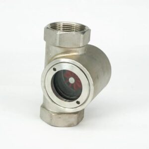 1-1/4" BSP Female SS304 Stainless Steel Window Sight Flow Indicator with Impeller