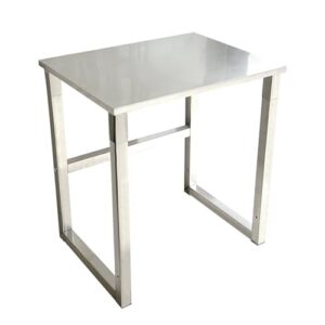 stainless steel workbench warehouse packing table household shelving fish tank rack commercial kitchen preparation table thickened stainless steel metal table sturdy and stable