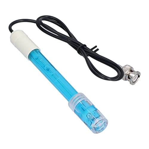 Composite pH Electrode Sensor Probe, BNC Connector pH Tester for Chemical Industry, Hydroponics, and Lab Use