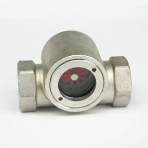 1-1/4" bsp female ss304 stainless steel window sight flow indicator with impeller