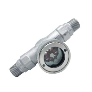 1/2" 3/4" 1" 1-1/4" 1-1/2" 2" bspt male 304 stainless steel window sight glass flow indicator with impeller water oil(3/4")