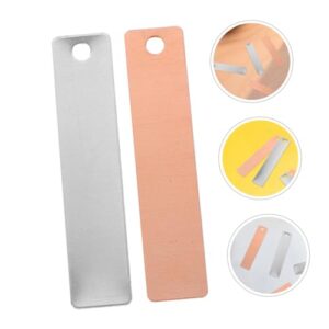 Toyvian 8 Pairs Battery Electrode Sheet Batteries DIY Fruit Battery Materials Copper Strip Battery Experiment Materials Electrode Materials Electrode Strip for Experiment Copper Plate Zinc