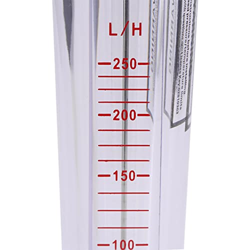 2PCS Plastic Tube Flowmeter, Water Meter, Made of Plastic, Good , Operates at 0-60°C, Fit for DN15 Tube, Clear Scale Line