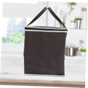 Anneome Crock Insulated Bag Pizza Carrier Bag Insulated Picnic Bag Grocery Tote Pizza Bag Insulated Lunch Bag Catering Bag Transport Bag Grocery Shopping Bags Insulated Coffee Cloth