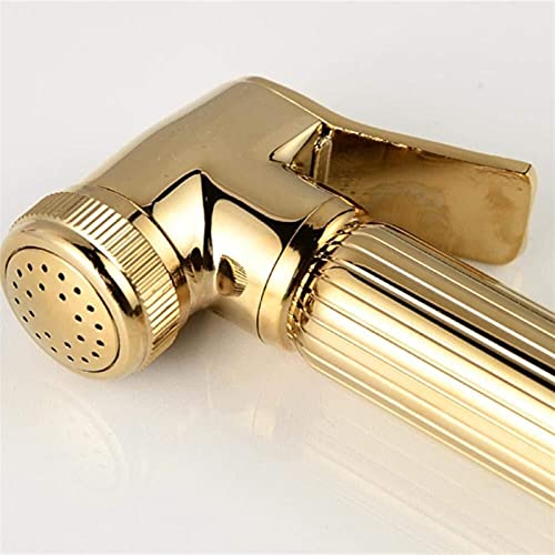 JIYTG Toilet Bidet All Copper and Cold Women's Toilet Toilet Angle Valve Spray Gun Set Bidet Bidet Bidet