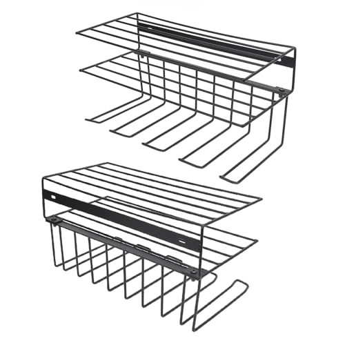 CDQL Power Tool Organizer Wall Mount Storage Rack, Garage Organizer, Heavy Duty 3 Layer Tools Shelf for Storage Power Tool Drill