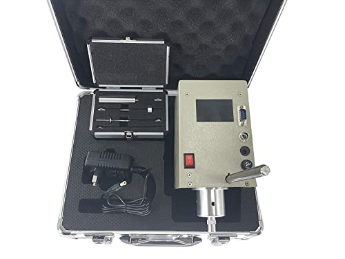 VTSYIQI Viscometer Rotational Viscometer Digital Rotary Viscometer Fluidimeter with Range 1~100000mPa.s with 4 Rotor Viscosity Measurement RS232 Interface Temperature Display Sensor