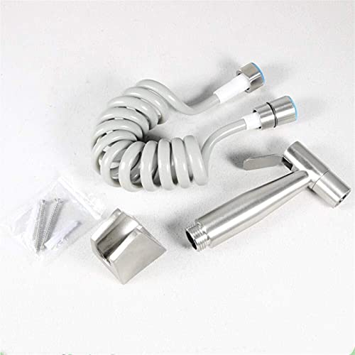 JIYTG Hand Held Bidet Toilet Sprayer Kit 304 Stainless Steel Bidet Sprayer Shower Booster Spray Gun Woman wash Suit Toilet Companion