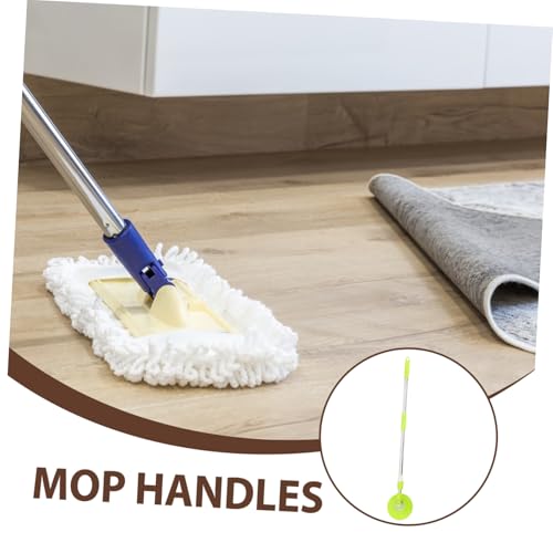 Beavorty Rotating Mop Rod Mop Poles Mop Stick Pole Replacement Mops Stick Pole Commercial Cleaning Mop Handle Telescopic Mop Handle Stick Mop Head Replacement Pole Mop Handles Green Plastic