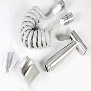 JIYTG Handheld Bidet Spray Kit 304 Stainless Steel Bidet Sprayer Toilet Spray Gun Faucet Booster Bidet Nozzle