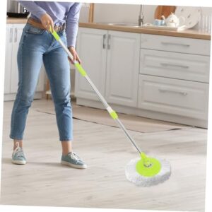 Beavorty Rotating Mop Rod Mop Poles Mop Stick Pole Replacement Mops Stick Pole Commercial Cleaning Mop Handle Telescopic Mop Handle Stick Mop Head Replacement Pole Mop Handles Green Plastic