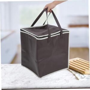 Anneome Crock Insulated Bag Pizza Carrier Bag Insulated Picnic Bag Grocery Tote Pizza Bag Insulated Lunch Bag Catering Bag Transport Bag Grocery Shopping Bags Insulated Coffee Cloth