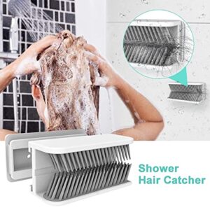 Shower Hair Catcher Wall Bathroom Hair Catcher Adhesive Bathtub Drain Hair Catcher For Bathroom Bathtub Bedroom Kitchen