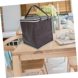 Anneome Crock Insulated Bag Pizza Carrier Bag Insulated Picnic Bag Grocery Tote Pizza Bag Insulated Lunch Bag Catering Bag Transport Bag Grocery Shopping Bags Insulated Coffee Cloth