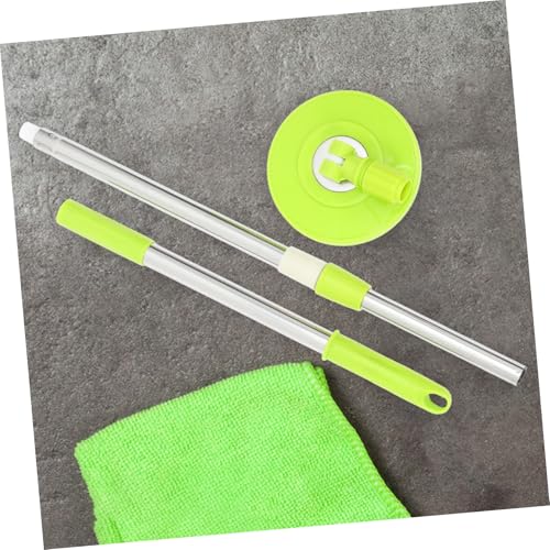 Beavorty Rotating Mop Rod Mop Poles Mop Stick Pole Replacement Mops Stick Pole Commercial Cleaning Mop Handle Telescopic Mop Handle Stick Mop Head Replacement Pole Mop Handles Green Plastic