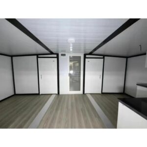 Folding Expandable Container House for 3 Bedrooms–Prefabricated Modular Home Design with Kitchen and Living Space, Ideal for Temporary Office or Vacation Use in Various Locations