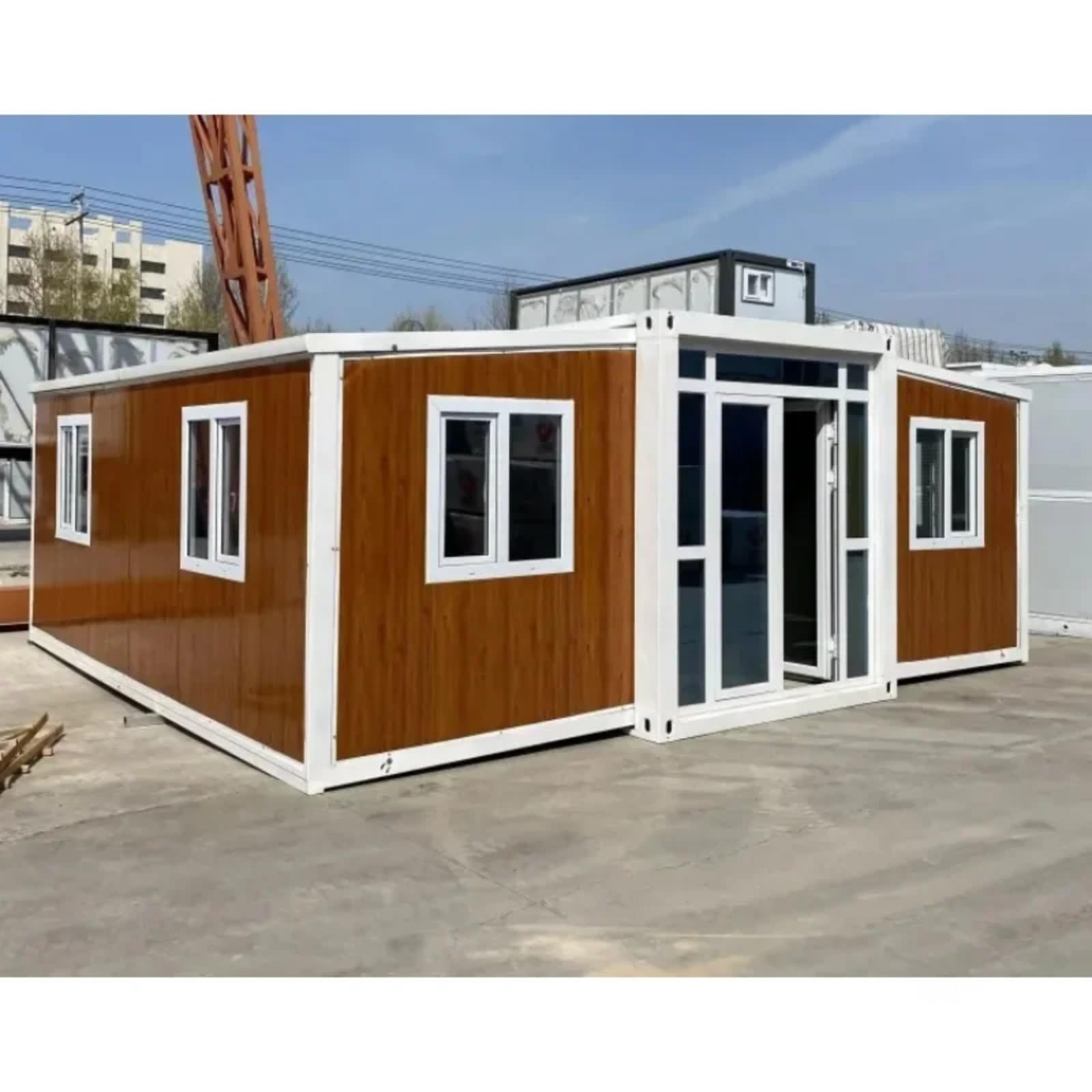 Folding House Container Home Detachable Cheap Prefabricated Modular House Modular House with 2 Bedrooms,Kitchen and Bathroom