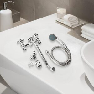 Handheld Toilet Bidet Faucet Sprayer Set Stainless Steel Bathroom Flush Shower Head Nozzle Hose Kit Bidet Attachments