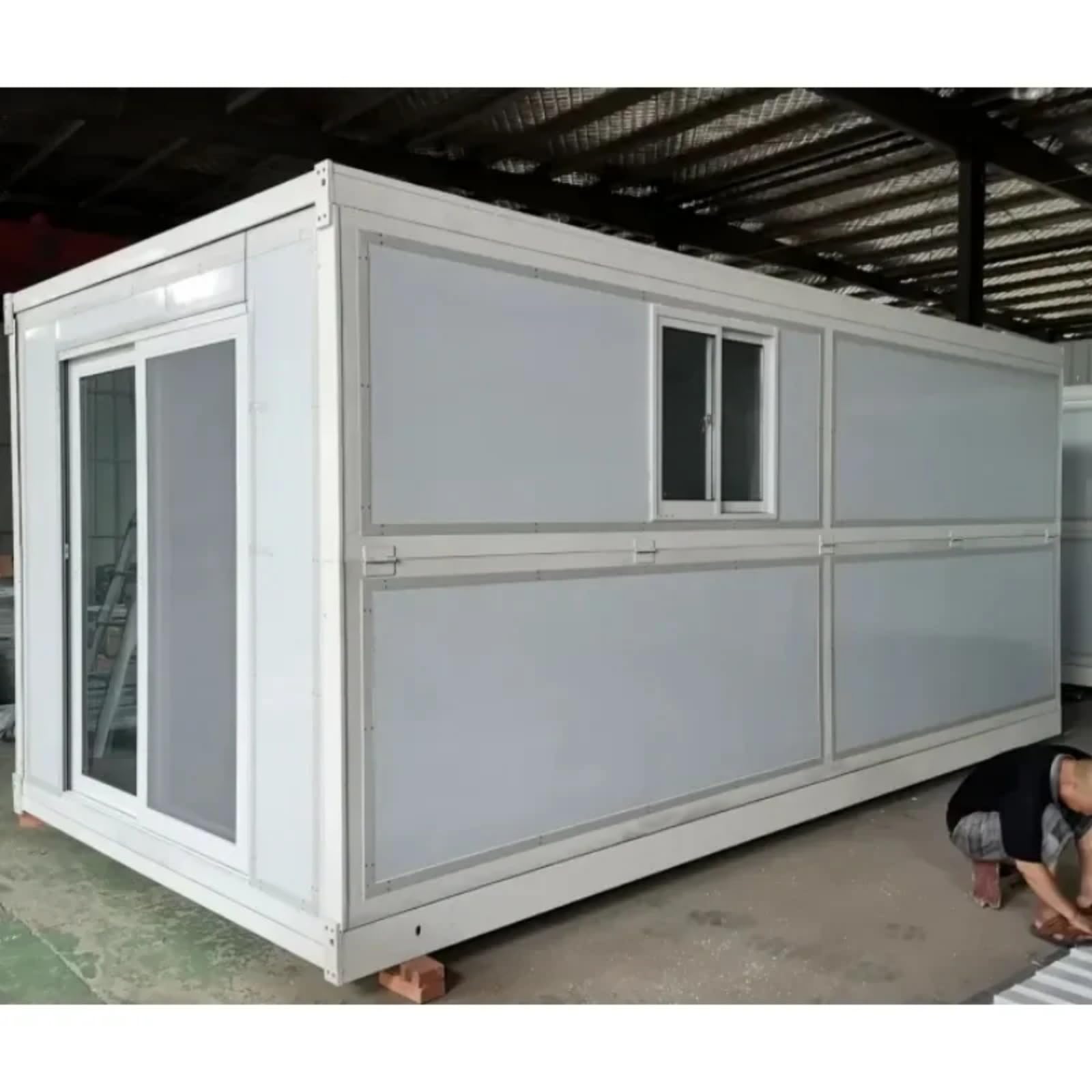 Prefabricated Folding Modular Mobile Container Office Prefabricated Quick Assembly Container Residential Folding House Portable